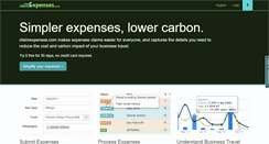 Desktop Screenshot of claimexpenses.com